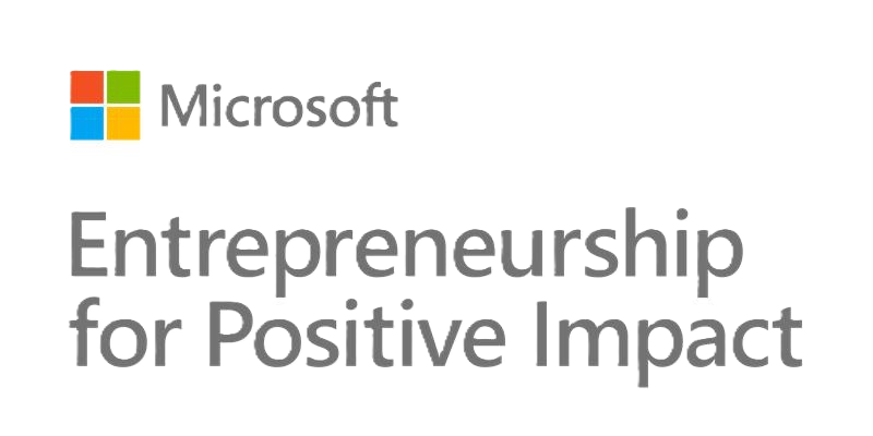 Logo da parceria com a Microsoft